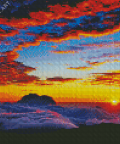 Haleakala Sunset Diamond Painting