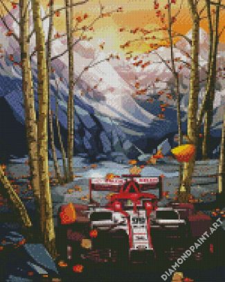 Alfa Romeo Formula One Diamond Painting