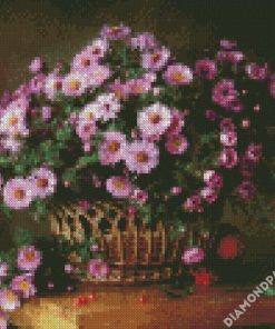 Basket Of Flowers diamond painting