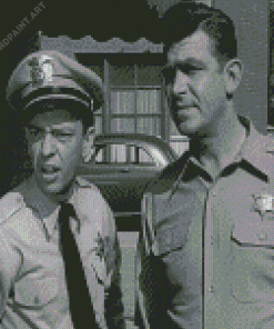 Black And White The Andy Griffith Show Characters Diamond Painting