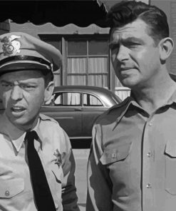Black And White The Andy Griffith Show Characters Diamond Painting