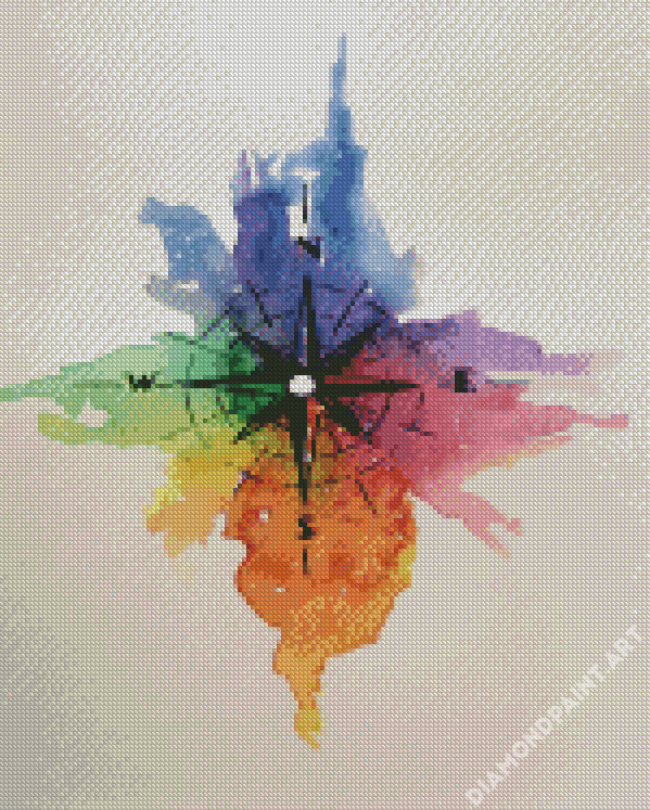 Colorful Compass Diamond Painting