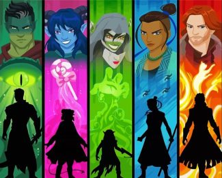 Critical Role Characters Art diamond paintings