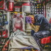 Desperate Paramedic Man Diamond Painting