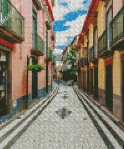 Funchal Streets diamond painting