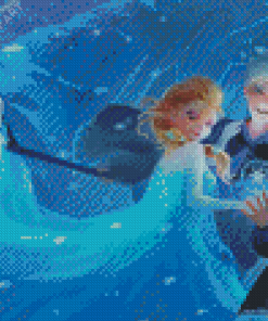 Jack Frost And Elsa Lovers Diamond Painting