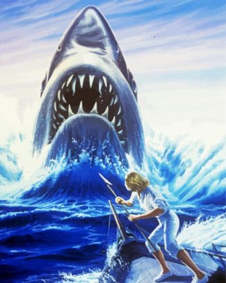 Jaws The Revenge Movie Diamond Painting