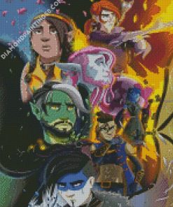 Mighty Nein Critical Role diamond painting