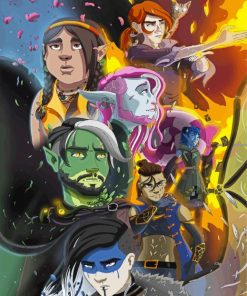 Mighty Nein Critical Role diamond painting