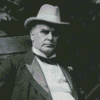 Monochrome William McKinley Diamond Painting