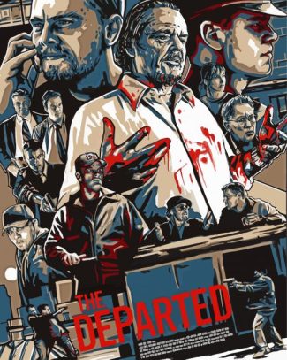 The Departed Illustration Diamond Painting