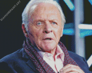The Actor Anthony Hopkins Diamond Painting
