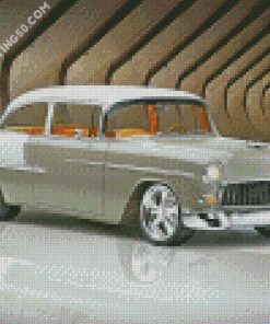 Vintage 1955 Chevy Bel Air diamond painting