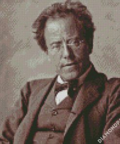Vintage Gustav Mahler diamond painting