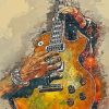 Abstract Playing Electric Guitars Diamond Painting