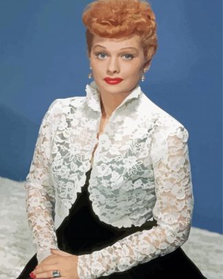 Actres Lucille Ball Diamond Painting