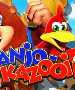 Banjo And Kazooie Video Game Poster Diamond Painting