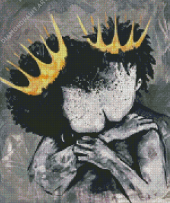 Black King And Queen Art Diamond Painting