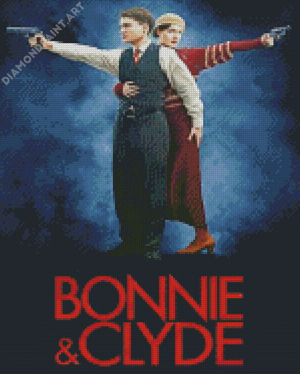 Bonnie And Clyde Movie Diamond Painting
