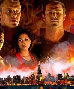 Chicago Fire Characters Diamond Painting