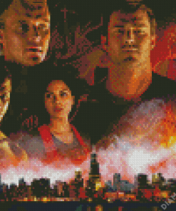 Chicago Fire Characters Diamond Painting
