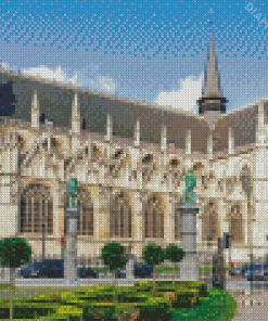 Church Of Our Lady of Victories at The Sablon Bruxelles Diamond Painting