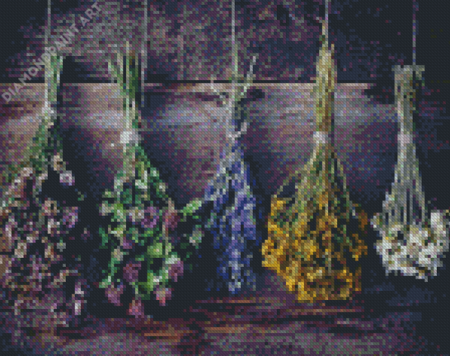 Dried Flowers Bouquets Diamond Painting