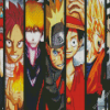 Fairytail Dbz One Piece Naruto Collage Diamond Painting