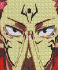 Jujutsu Kaisen Character Face Anime Diamond Painting