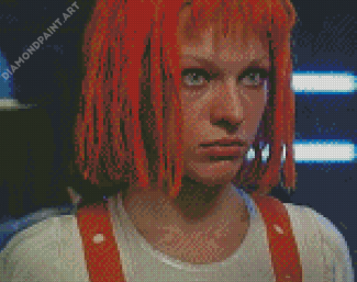 Leeloo The Fifth Element Character Diamond Painting