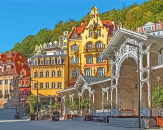 Market Colonnade In Karlovy Vary Diamond Painting