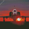 McDonnell Douglas F 4 Phantom II At Sunset Diamond Painting
