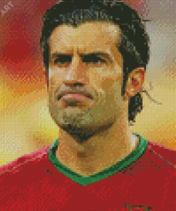 Portuguese Footballer Luis Figo Diamond Painting