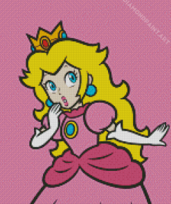 Princess Peach Diamond Painting