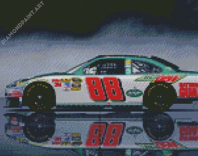 Race Car 88 Nascar Diamond Painting