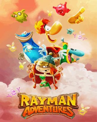 Rayman Adventures Game Diamond Painting