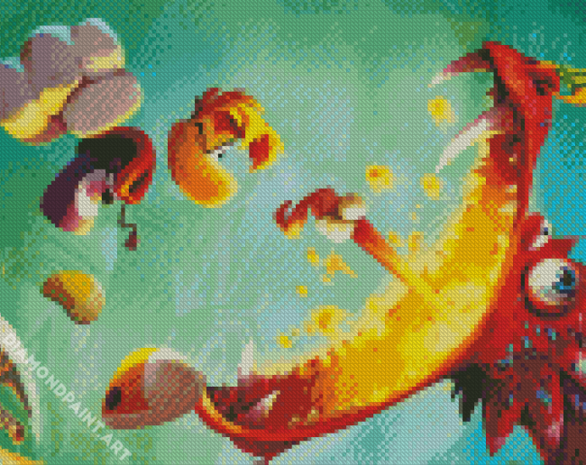 Rayman Game Serie Character Diamond Painting