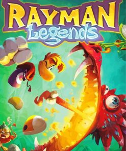 Rayman Video Game Poster Diamond Painting