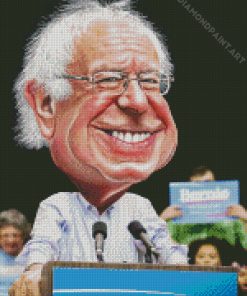 Senator Bernie Sanders Caricature Diamond Painting