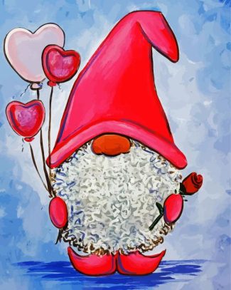 Valentine Gnome Diamond Painting