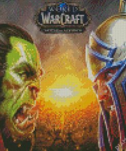 World Of Warcraft Battle For Azeroth Game Diamond Painting
