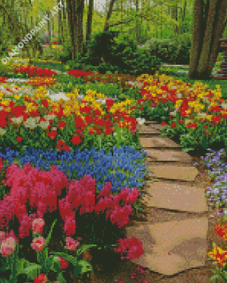 A Path To The Garden Diamond Painting