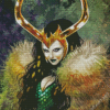 Lady Loki Diamond Painting