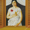 Woman In Window Diamond Painting