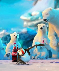 Coca Cola Bears Diamond Painting