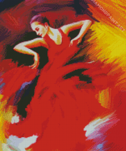 Beautiful Tango Dancer Diamond Painting