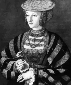 Black And White Anne Of Cleves Diamond Painting