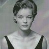 Black And White Actress Romy Schneider Diamond Painting