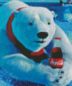 Coca Cola Bear Diamond Painting