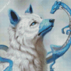 Fantasy Wolf Dragon Diamond Painting